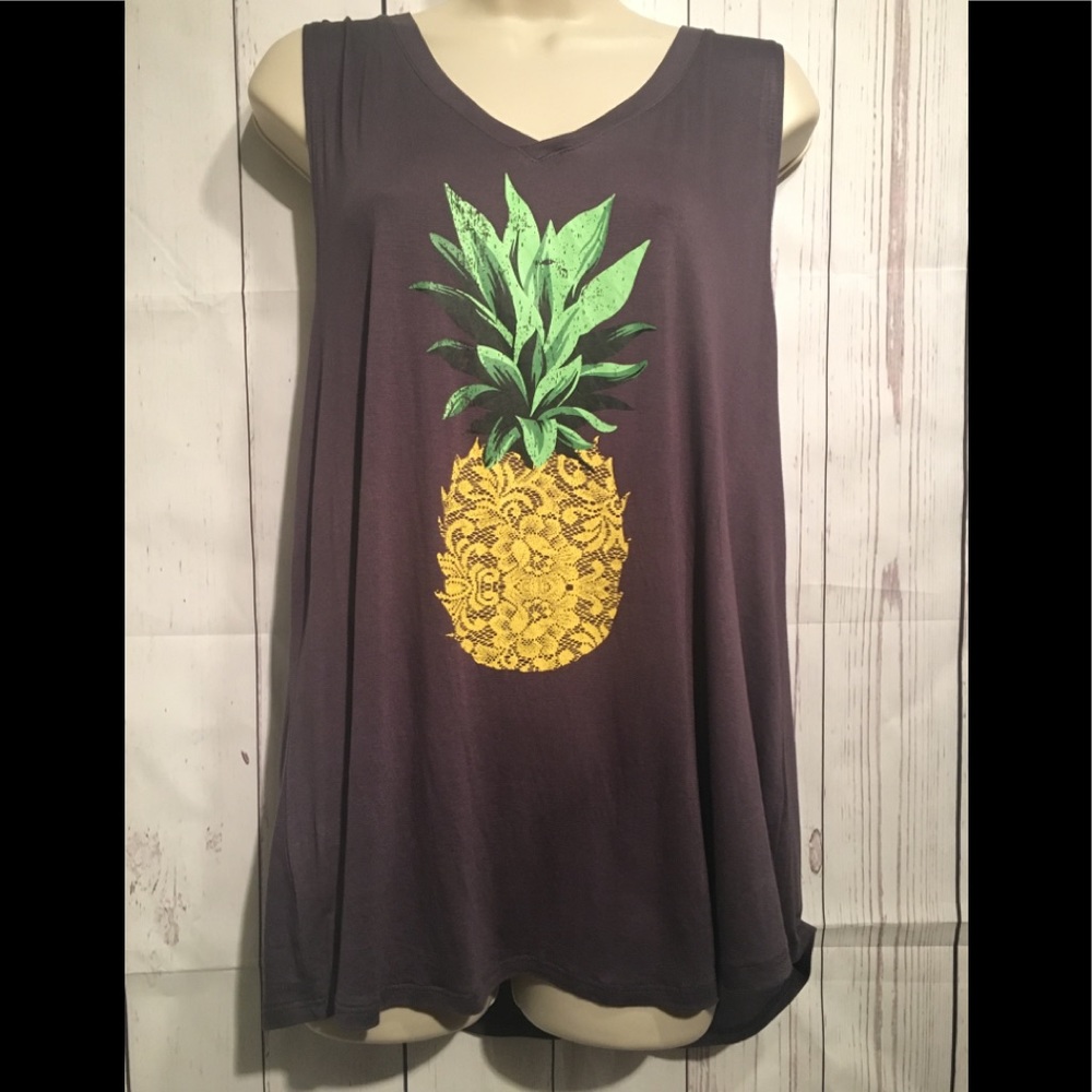 PINEAPPLE GRAY TANK